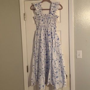 Hill house blue botanical nap dress